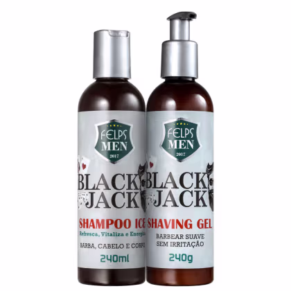 Imagem do produto Kit Felps Professional Men Black Jack Ice Shave (2 Produtos)