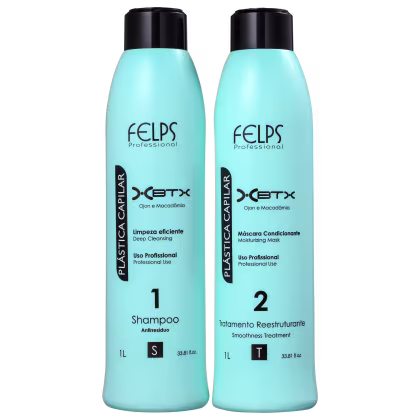 Imagem do produto Kit Felps Professional Plástica Capilar XBTX Salão (2 Produtos)