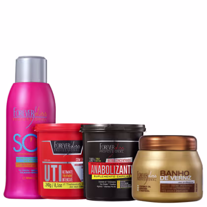 Imagem do produto Kit Forever Liss Professional Cuidado Antiemborrachamento (4 Produtos)