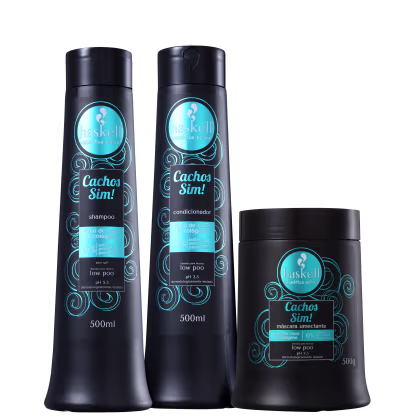 Imagem do produto Kit Haskell Cachos Sim! Triplo (3 Produtos)