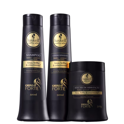 Imagem do produto Kit Haskell Cavalo Forte Crescimento Saudável Trio (3 Produtos)