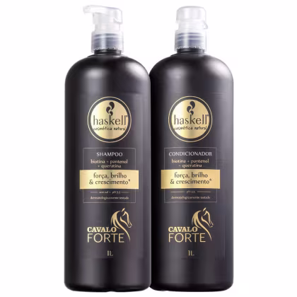 Imagem do produto Kit Haskell Cavalo Forte Duo Salão (2 produtos)