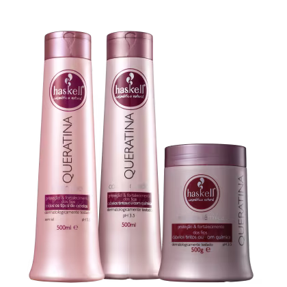 Imagem do produto Kit Haskell Queratina Máscara (3 Produtos)