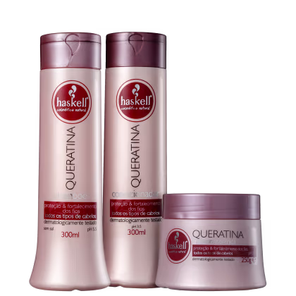Imagem do produto Kit Haskell Queratina Tratamento (3 Produtos)