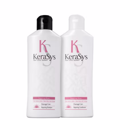 Kit Kerasys Repairing Duo com shampoo e condicionador.