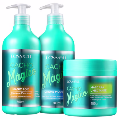 Imagem do produto Kit Lowell Cacho Mágico Trio (3 Produtos)
