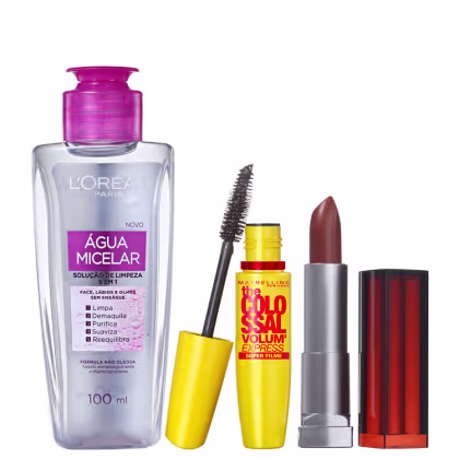 Imagem do produto Kit Beleza na Web Maybelline Maquiagem Perfeita (3 Produtos)
