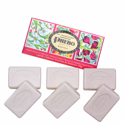 Imagem do produto Kit Phebo Mediterrâneo Banho - Sabonetes em Barra 6x100g