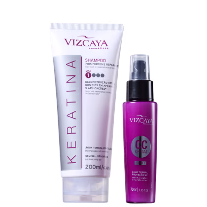 Imagem do produto Kit Vizcaya Keratina CC Cream (2 Produtos)