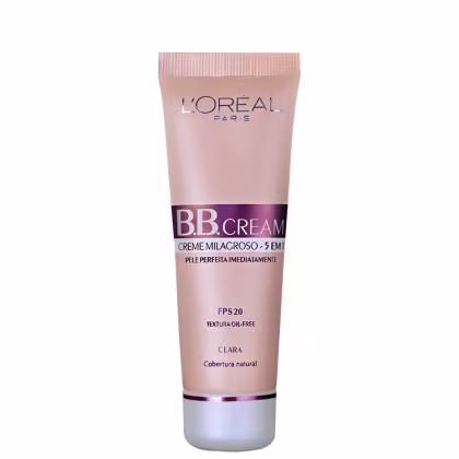 Imagem do produto L'Oréal Paris 5 em 1 FPS 20 Clara - BB Cream 50ml