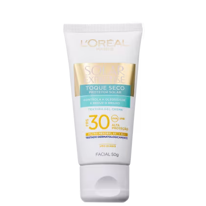 Imagem do produto L'Oréal Paris Solar Expertise Toque Seco FPS 30 - Protetor Solar Facial 50g