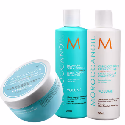 Imagem do produto Kit Moroccanoil Volume Extra Hydrating (3 Produtos)