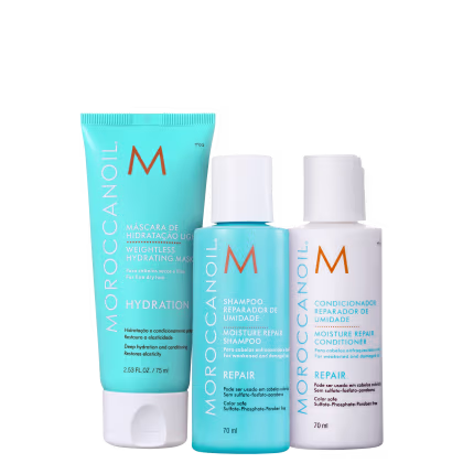 Imagem do produto Kit Moroccanoil Hidratação Equilibrada Cabelo Fino (3 Produtos)