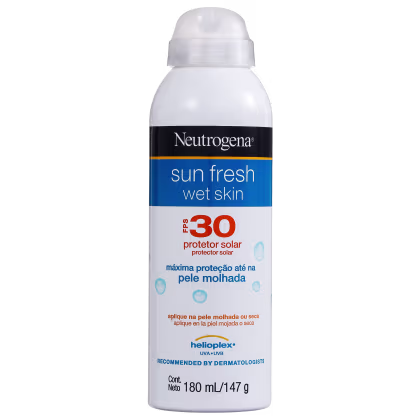 Imagem do produto Neutrogena Sun Fresh Wet Skin FPS 30 - Protetor Solar 180ml