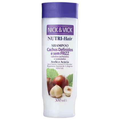 Imagem do produto Nick & Vick NUTRI-Hair Cachos Definidos e Sem Frizz - Shampoo 300ml