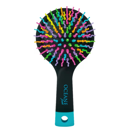 Imagem do produto Océane Rainbow Brush Preta - Mini Escova de Cabelo