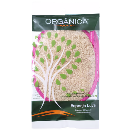 Imagem do produto Orgânica Luva Oval - Esponja de Banho