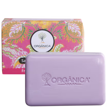 Imagem do produto Orgânica Puro Vegetal Framboesa e Orquídea - Sabonete em Barra 90g