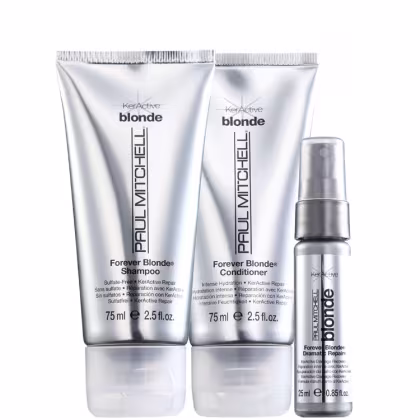 Imagem do produto Paul Mitchell Forever Blonde - Shampoo 75ml + Condicionador 75ml + Tratamento 25ml