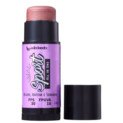 Imagem do produto Pink Cheeks Sport Make Up All In One FPS30 Terracota - Bastão Multifuncional Luminoso 14g