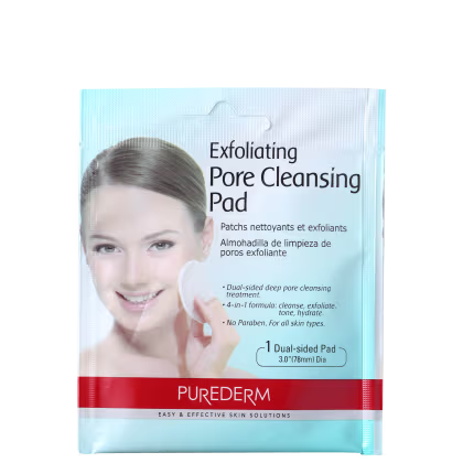 Imagem do produto Purederm Exfoliating Pore Cleansing Pads - Lenço Esfoliante para Limpeza Profunda (1 unidade)