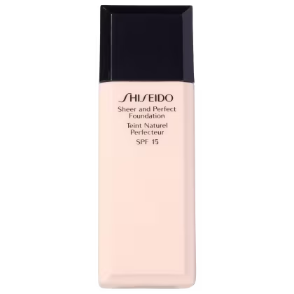 Imagem do produto Shiseido Sheer and Perfect Foundation FPS 15 Natural Deep Beige Wb60 - Base Líquida 30ml