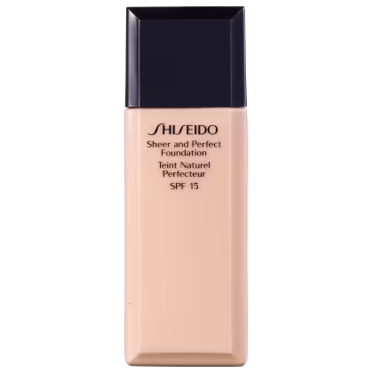 Imagem do produto Shiseido Sheer and Perfect Foundation FPS 15 Natural Fair Ivory I40 - Base Líquida 30ml