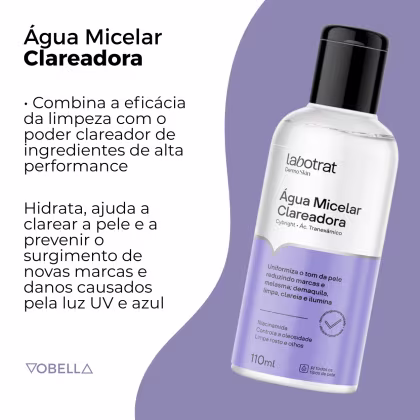 Imagem do produto Água Micelar Clareadora Dermo Skin Hidrata Labotrat 110ml