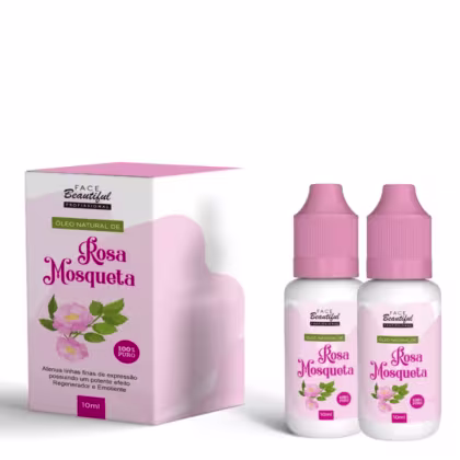 Imagem do produto Duo 2x Óleo de Rosa Mosqueta 10mL – Face Beautiful | Economia e Cuidado Diário