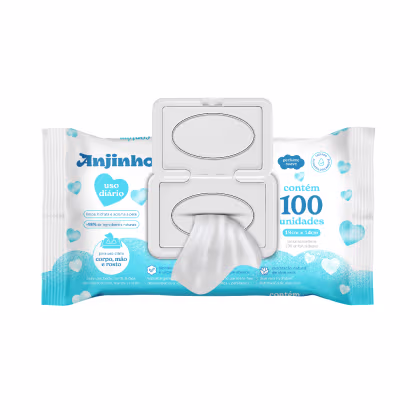 Imagem do produto Anjinho Toalha Umedecida Uso Diário c/100un