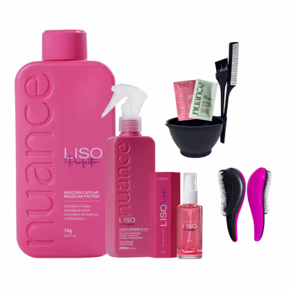 Imagem do produto Selagem Orgânica Liso Perfeito Nuance 1l  +Sérum +Pré Escova