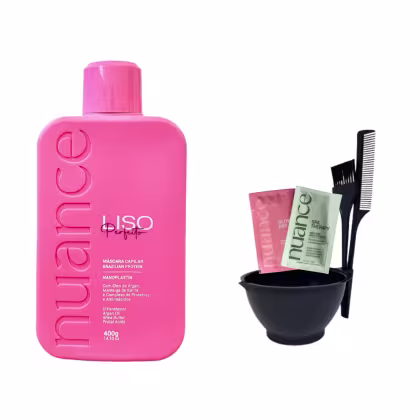 Imagem do produto Escova Progressiva Liso Perfeito Nuance Mascara 400 Gramas