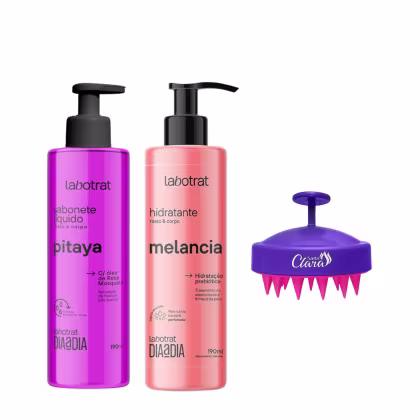 Imagem do produto Kit Labotrat Pitaya E Melancia Dia A Dia + Escova Massagem