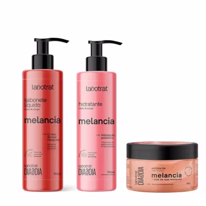 Imagem do produto Kit Labotrat Melancia Dia Dia Sabonete Esfoliante Hidratante
