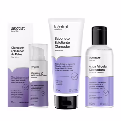 Imagem do produto Kit Labotrat Clareador Axila Virilha Esfoliante Micelar G
