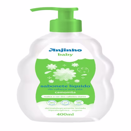 Imagem do produto Anjinho Baby Sabonete Líquido Da Cabeça Aos Pés Camomila 400ml
