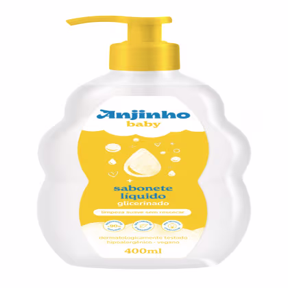Imagem do produto Anjinho Baby Sabonete Líquido Glicerinado 400ml