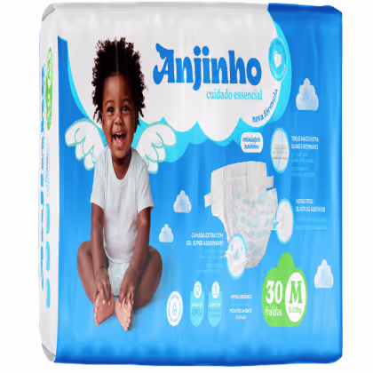 Imagem do produto Anjinho Fralda Descartável Jumbinho M c/ 30un