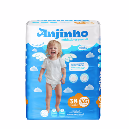 Imagem do produto Anjinho Fralda Descartável Econômica XG c/ 38un