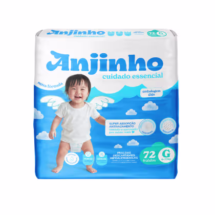 Imagem do produto Anjinho Fralda Descartável Giga G c/ 72un