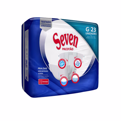 Imagem do produto Seven Fralda Geriátrica Master Pacotão G c/ 23un
