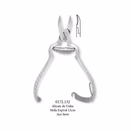 Imagem do produto Alicate de Unha Edel Solingen 12cm Mola Espiral Aço Inox