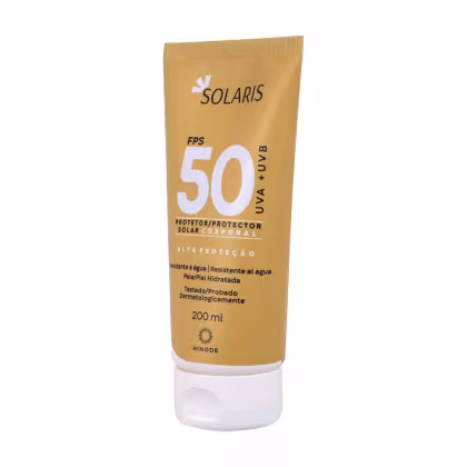 Imagem do produto Protetor Solar Corporal Solaris UVA e UVB FPS 50 200ml