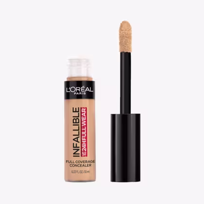 Imagem do produto Corretivo Loreal Infallible Full Wear Waterproof Concealer   Alta Cobertura que Dura 24 Horas - 385 Amber