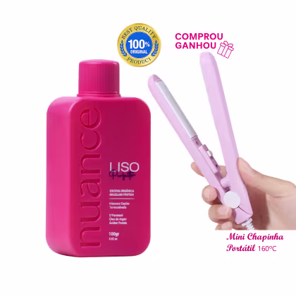 Imagem do produto Liso Perfeito 100 gramas Nuance + Brinde Mini Chapinha 160ºC