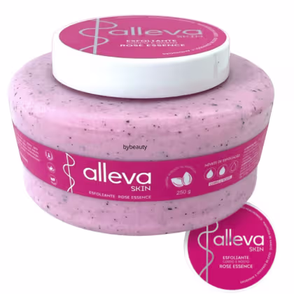 Imagem do produto Esfoliante Corpo e Rosto 250ml Alleva - ROSE ESSENCE