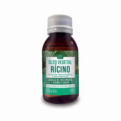 Imagem do produto OLEO CAP VEGETAL RICINO 60ML MURIEL