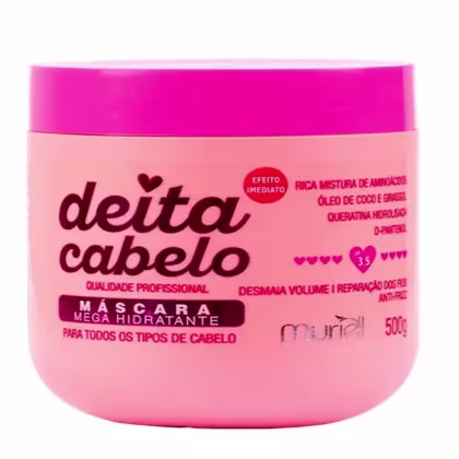 Imagem do produto MASCARA MURIEL DEITA CABELO MEGA HIDRATANTE  500G