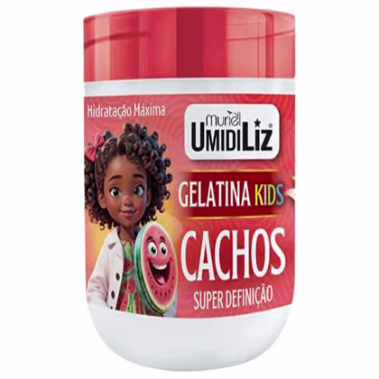 Imagem do produto GELATINA SUPER DEFINICAO UMIDILIZ CACHOS KIDS MELANCIA 500G