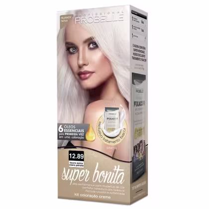 Imagem do produto TINTURA PROBELLE SUPER BONITA 12.89 LOURO EXTRA CLARO PEROLA